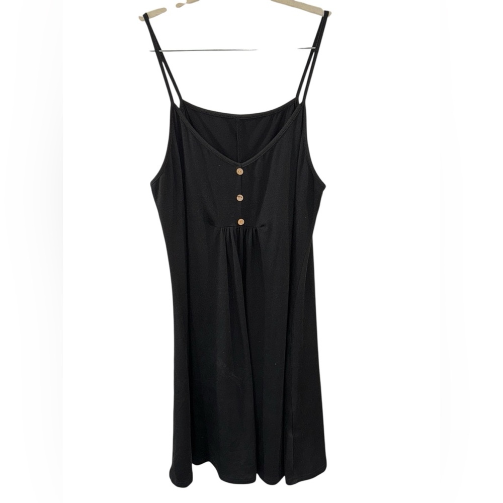 SHEIN Curve Black Summer Dress‎